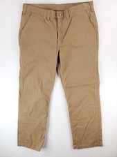 Carhartt Pants Mens 40x32 Khaki Relaxed Fit Workwear Chino Straight Leg Cotton