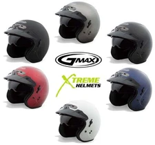 Gmax GM32 Helmet Inner Sunshield Open Face Washable Round Oval DOT XS-3XL