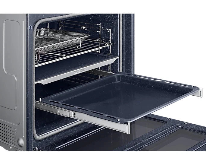 Samsung NV7B6795JDK/U1 Dual Cook Flex™ Einbaubackofen 76 ℓ Pyrolyse Schwarz NEU - Bild 3 von 4