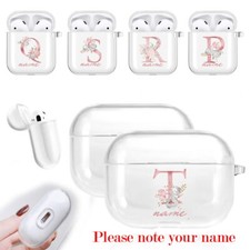 UK Personalised Custom Name Earphone Cover Case For Apple AirPod 1st/2nd/3rd/Pro