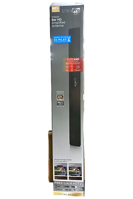 UltraPro Slim Profile Bar-Style Amplified TV Antenna
