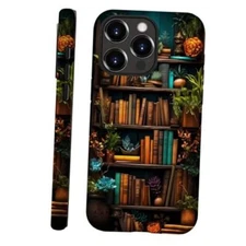 SEized Case Compatible with for,Phone Case for iPhone 14 Pro Max Plants Books