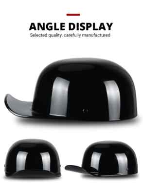 Baseball Cap Helmet, Motorcycle Helmet, Retro Helmet, Open Face