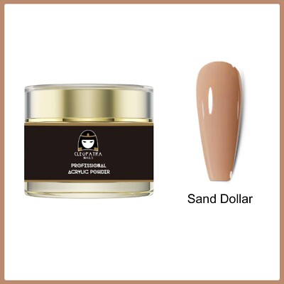 Cleopatra Nails Professional Acrylic Powder - 2 oz (Sand Dollar Color)