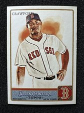 CARL CRAWFORD #50 2011 Topps Allen & Ginter's Boston Red Sox