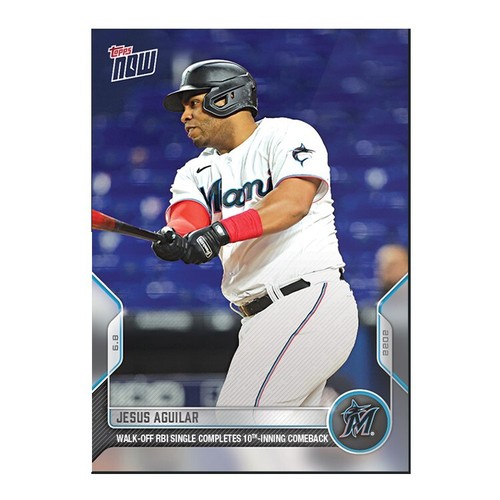 2022 Topps Now 318 Jesús Aguilar