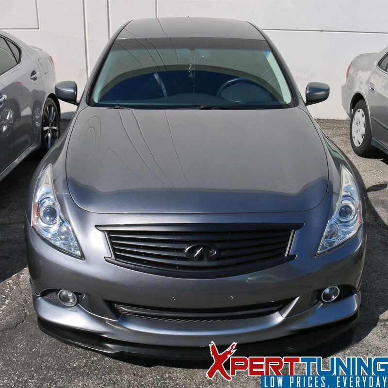 Front Bumper Lip Universal V1 Style Spoiler Splitter Chin PU Unpainted 65"*16" - Image 2 of 4