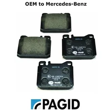 Front Brake Pad Set 1980-91 Mercedes 107 116 123 126 005 420 45 20 OEM Pagid