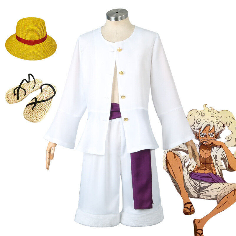 One Piece Cosplay - Luffy Live Action Full Set Outfit Cosplay