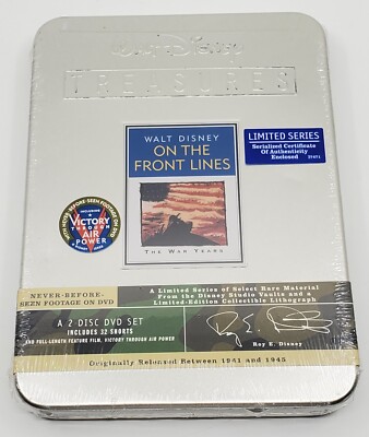 Walt Disney Treasures: On The Front Lines DVD Set In Tin *NEW SEALED