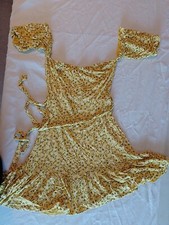 Ladies Dress Pretty Little Thing Size 10 Floral Yellow 20444