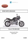 Moto Guzzi parts manual book 2003, 2004, 2005, 2006, 2007 & 2008 Breva IE 750