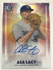 2021 Bowman Chrome #DOGA-AL Asa Lacy Dawn of Glory Autographs #/99