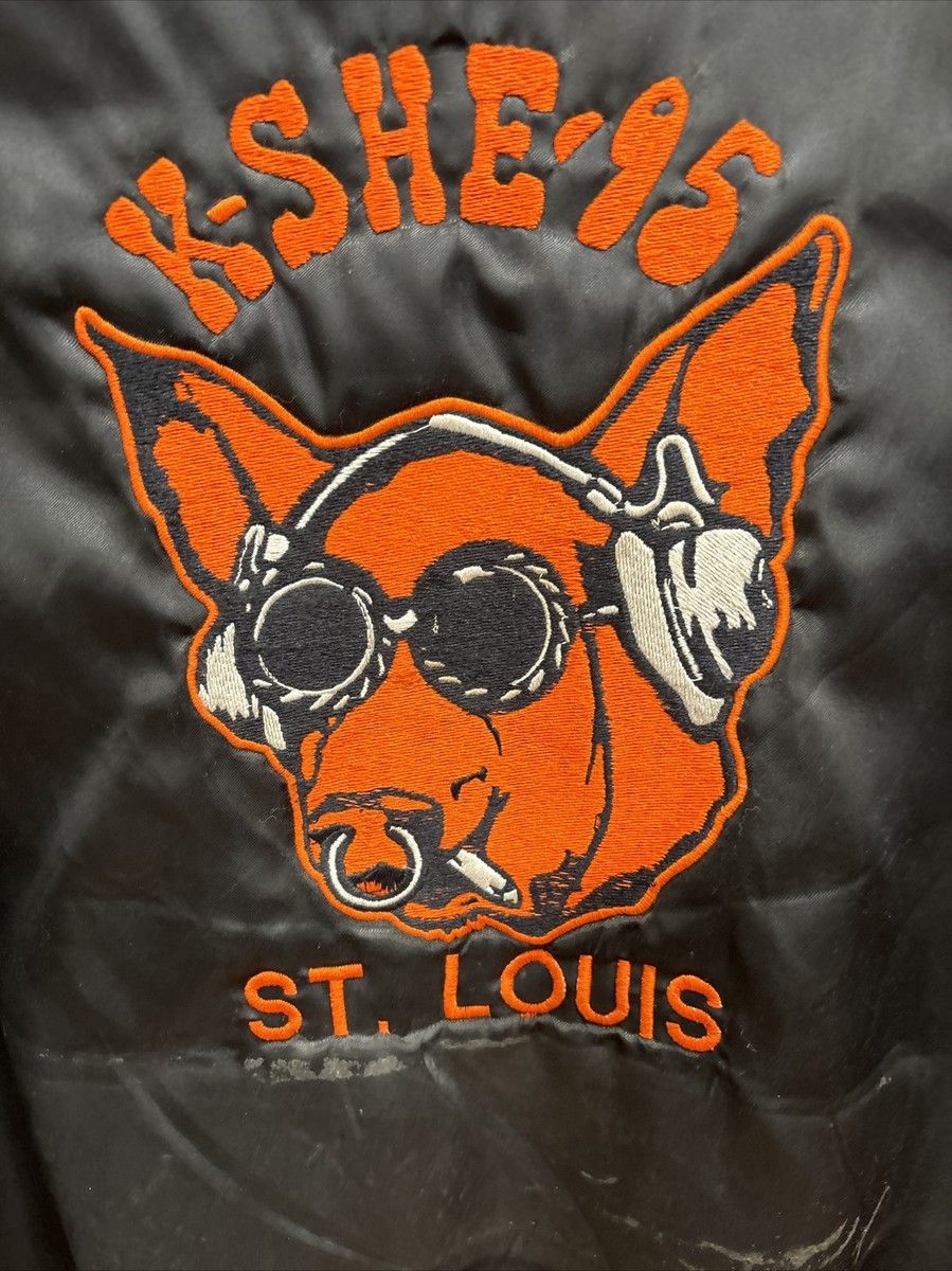 RARE Vintage KSHE 95 Real Rock Radio St Louis LG Black Nylon