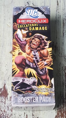 NEW DC Heroclix Collateral Damage Booster Pack Wizkids #2
