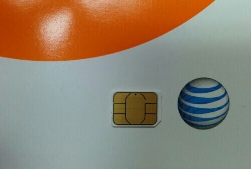 LOT 100 OF AT&T NANO 4FF SIM Card • GSM 4G LTE • NEW OEM AT&T  loose simcard - Afbeelding 1 van 2