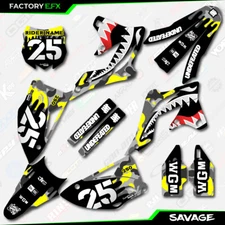 Gray & Yellow Savage Camo Graphics Kit fits 13-16 Kawasaki KXF250 KXF 250 Decal