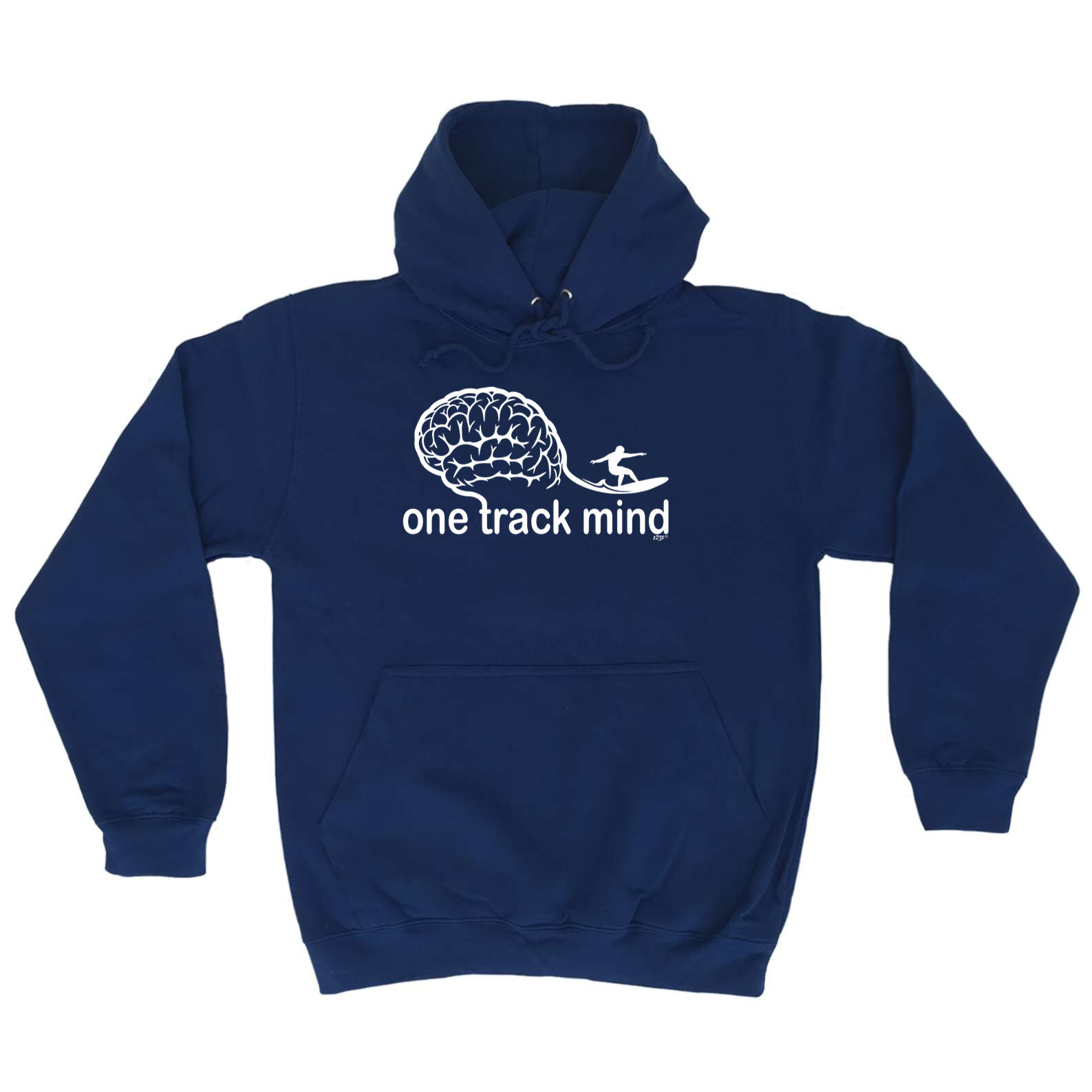 Funny Surf-Inspired One Track Mind Hoodie for Men and Women – Perfect Gift Idea