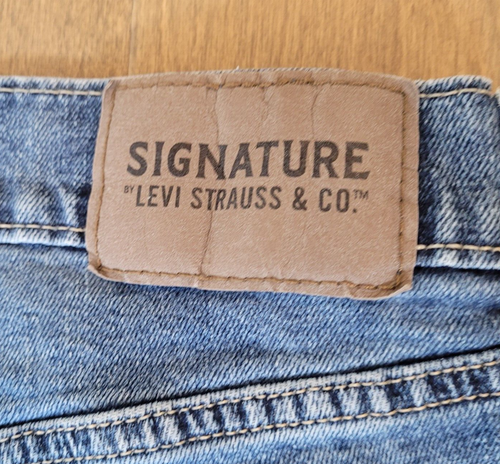Levis Sgnature Jeans, Mens 30x30, blue, S61 Relaxed, Pre-owned, AF0596 - Picture 4 of 8