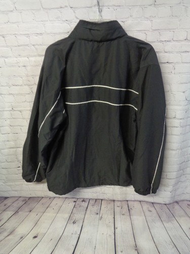 ! TEK GEAR Men's Full Zip Jacket Dark Grey with Hood in Collar Size L Large - Picture 5 of 8