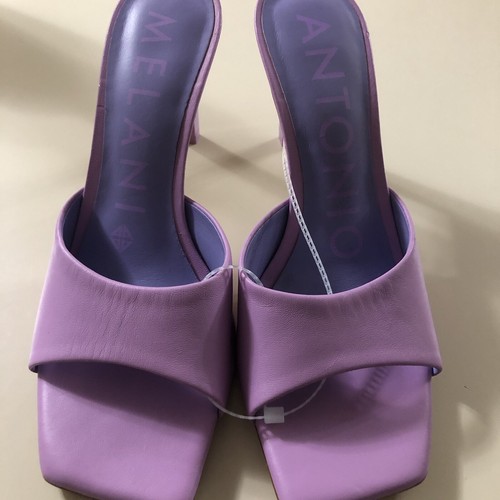 Antonio Melani Ritaa Lavender Purple Open Toe Square Toe Heels - NWOB / Size 8 - Picture 4 of 9