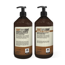 EightTripleEight Argan Oil Hair Care Set- 1L Shampoo & 1L Conditioner  11.49 per litre