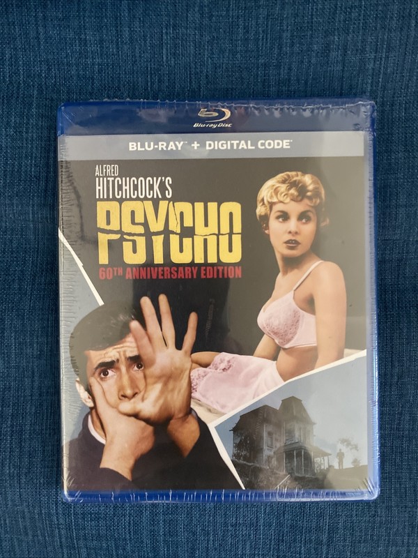 ANTHONY PERKINS JANET LEIGH Psycho 60th Anniversary Blu-ray HITCHCOCK LIKE NEW