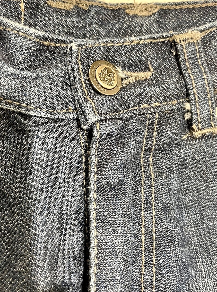 VTG Joker Brand Boys Jeans 12 - 27”x 28”Dark Rinse Wide Leg Solid