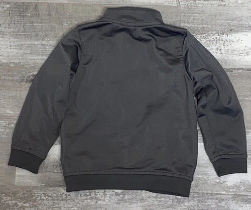 Puma Boys Gray Long Sleeve Pocket Front Full Zip Outerwear Track Jacket Size 24M - Picture 6 of 6
