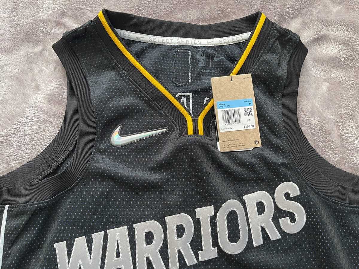 Nike Golden State Warriors Stephen Curry Black MVP Swingman Jersey