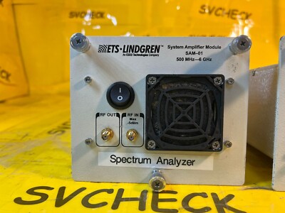 ETS Lindgren System Amplifier RF Module SAM 01 500 MHz 6 GHz