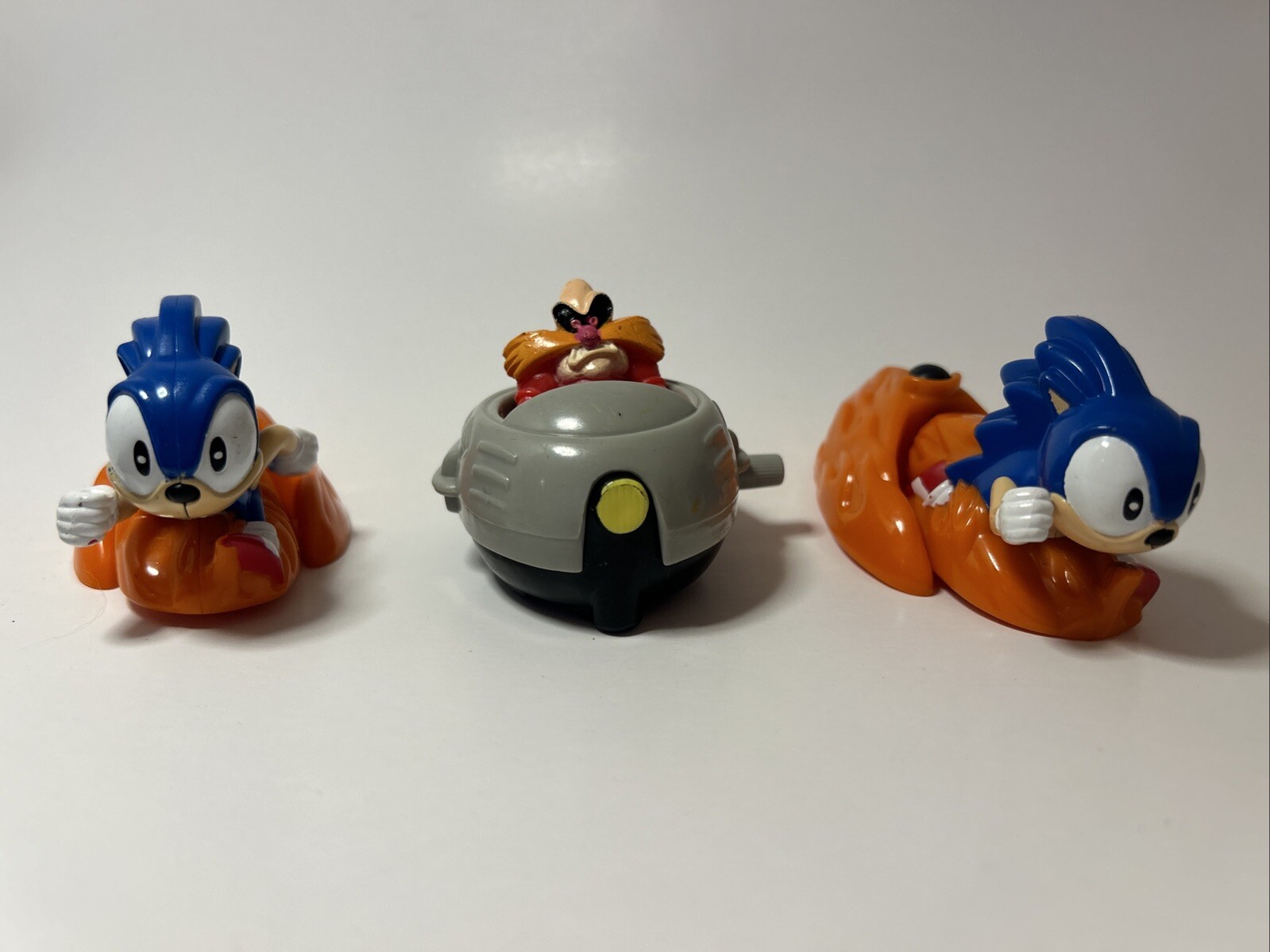 1993 McDonald’s Sonic The Hedgehog &amp; Dr. Robotnik Cars. Set Of 3