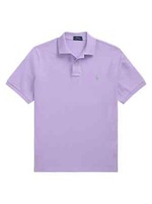 Polo Ralph Lauren Mens Custom Slim Fit Mesh Polo Shirt in Purple Size Small