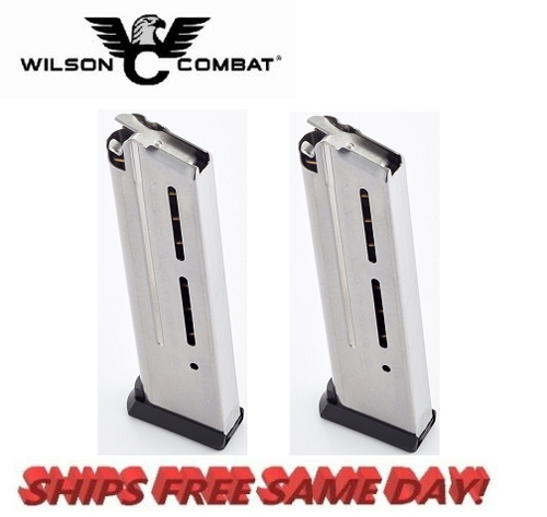 Wilson Combat 1911 ETM-V, Vickers Duty Magazine, 9mm, Full-Size, 10 Round, Aluminum Base Pad, Black Fluoropolymer Finish 800-9FS10AB – Hooper Gun Works