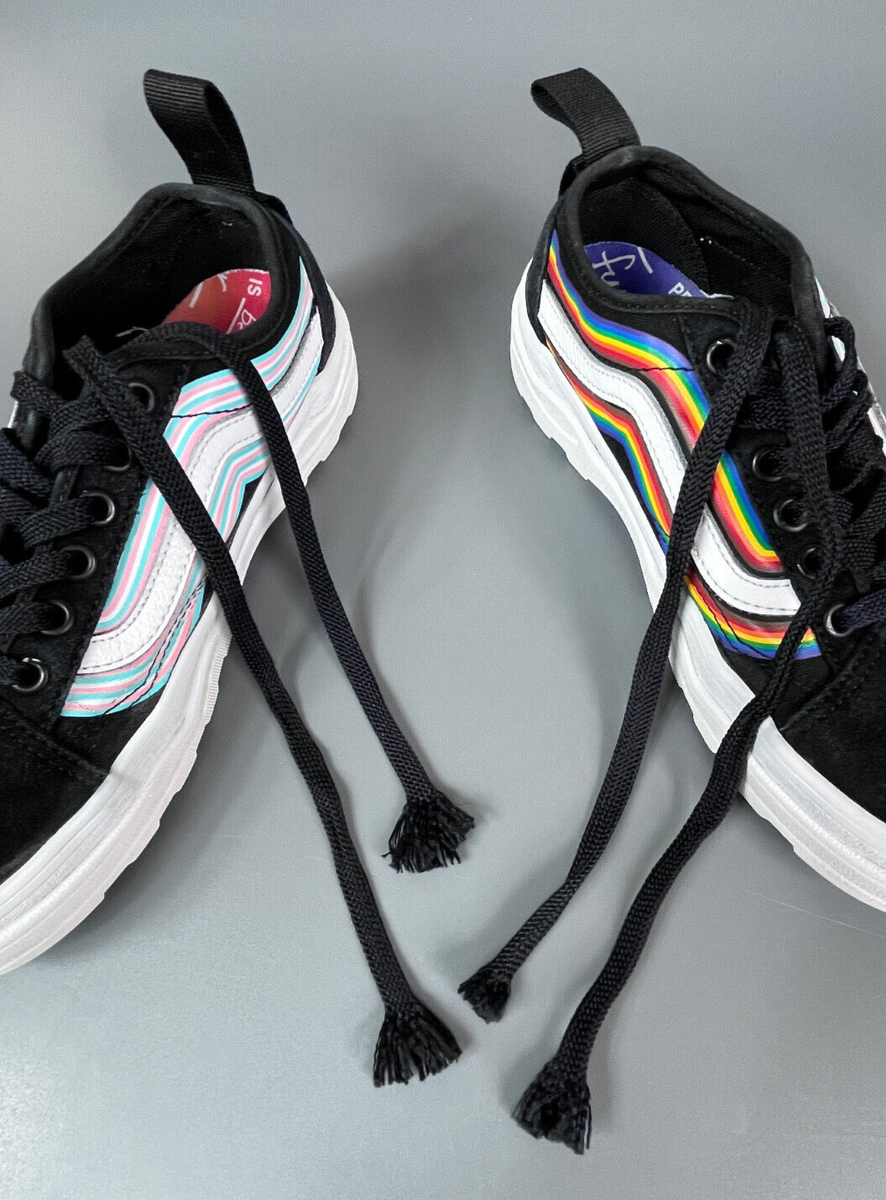 Vans Pride Shoes Old Skool Sentry Black & White Wafflecup US Vans Pride Shoes Old Skool Sentry Black & White Wafflecup US