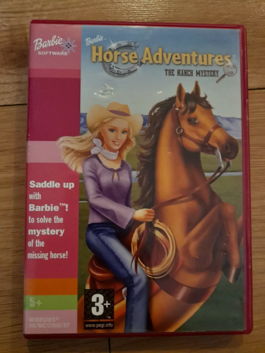 Barbie Horse Adventures The Ranch Mystery PC CD with Manual VGC