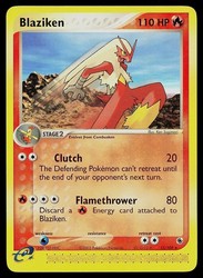 Blaziken 15/109 EX Ruby & Sapphire Non-Holo Rare