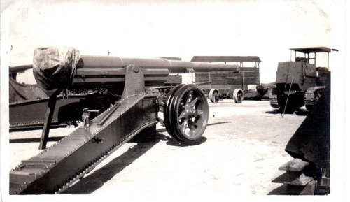 PHOTOGRAPH WW1 MILITARY ARMY CANNON OAHU HAWAII FORT LEWIS WASHINGTON OLD PHOTO