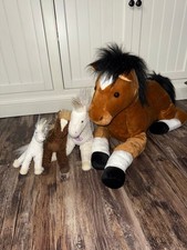Aurora world Flopsie large 30 plush horse unicorn lot, rare collection
