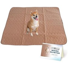 Reusable Dog Training Pads 48x60 Washable Waterproof Whelping Pee Pads for