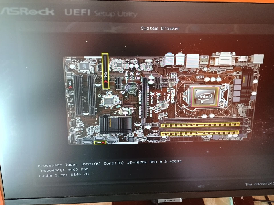 ASRock Z87 Pro3 Mainboard + Intel i5-4670k CPU + 8 GB RAM + WLAN Karte - Bild 2 von 3