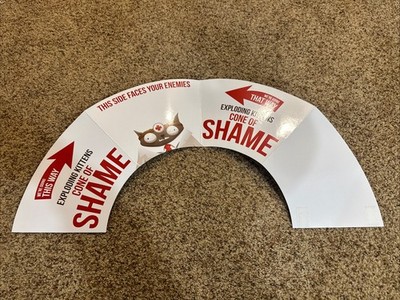 Exploding Kittens Cone Of Shame - CONE ONLY - Imploding Kittens - Free Shipping