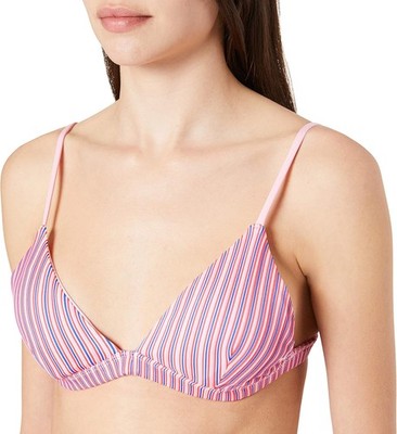 Hurley Damen Badetop Schwimmtop Radial Tri Surf Top, Rosa, L