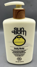 SunBum Sunscreen Lotion SPF 50 8 fl oz Daily Moisturizing NEW Exp. 05/2027 1.37 per gallon