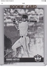 SHOHEI OHTANI ROOKIE CARD $$ RARE BLACK & WHITE VARIATION 2018 Diamond Kings RC!
