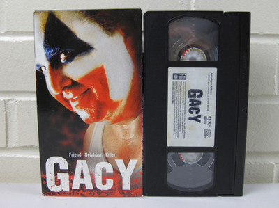 Gacy (VHS, 2003) Y2K Serial Killer Horror John Wayne Gacy Slasher Scary Clown