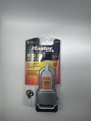 Master Lock M176XDLH Resettable Weather Resistant Combination Lock w/ Backup Key