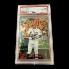 2019 Topps Finest Juan Soto Finest Blue Chips #JS GEM MINT PSA 10