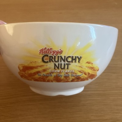 Vintage Kellogg s Crunchy Nut Cornflakes Frühstück Müslischale 2001 Sammlerstück
