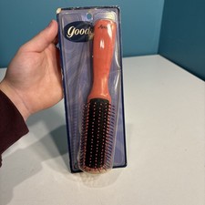 New Vintage 1992 Goody Hot Handles Styling Hair Brush Ball tip Bristles NOS